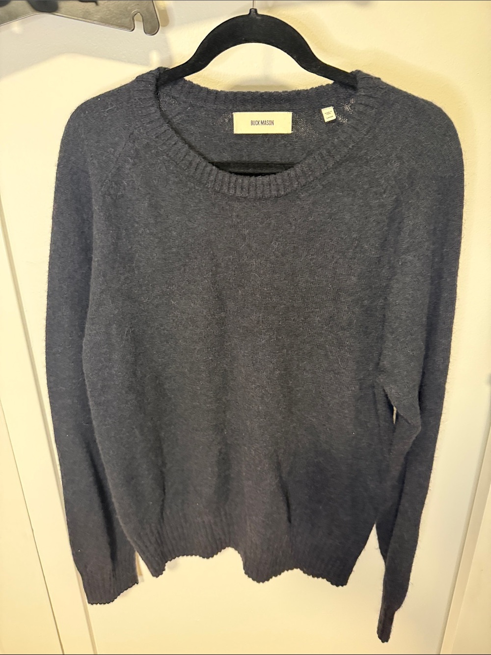 Buck Mason Charcoal Crewneck Sweater